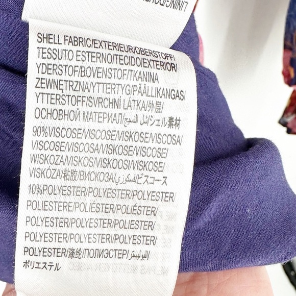 Farm Rio Garden Ruffle Long Sleeve Belted Midi Dress - Picture 9 of 9